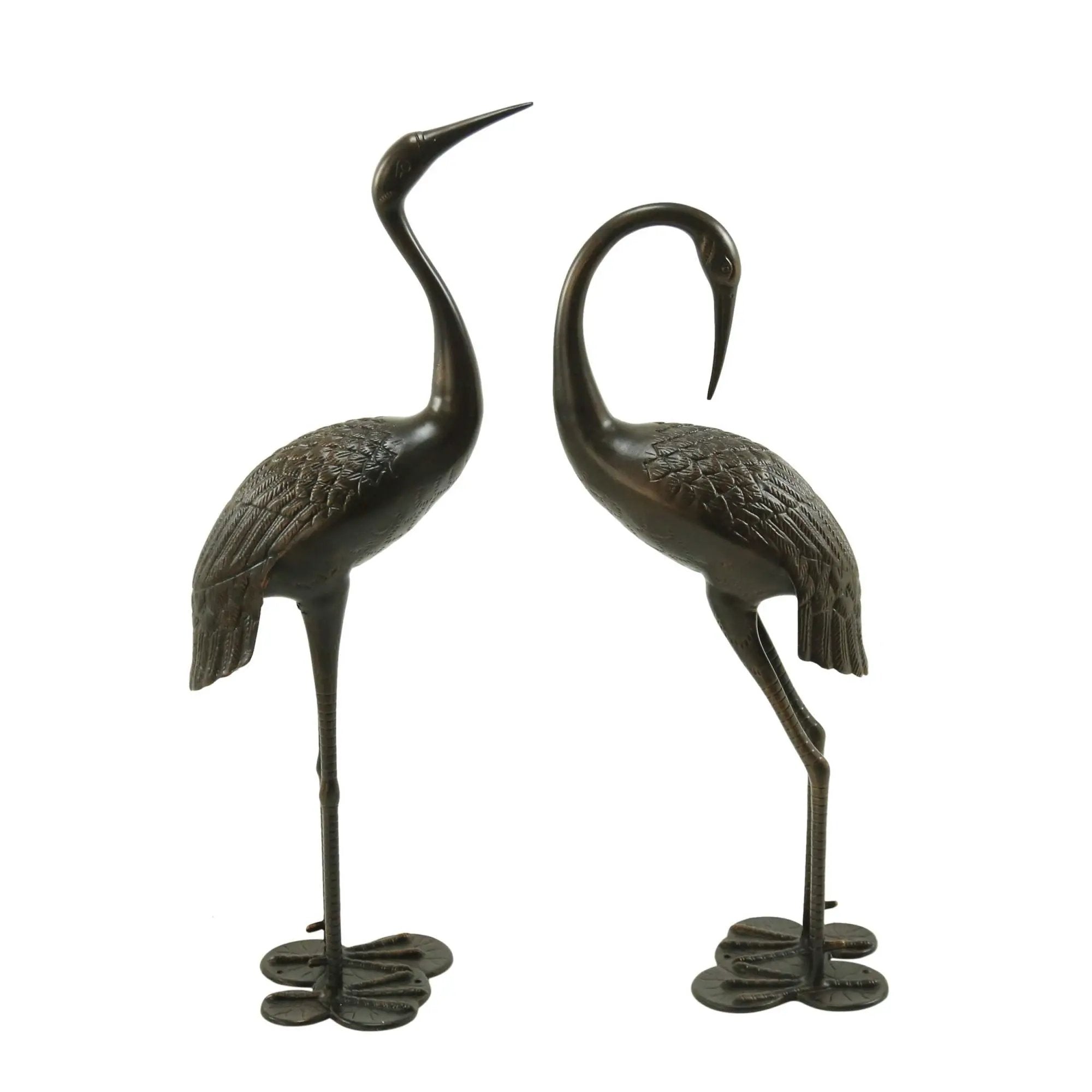 Bird Animals Rust Resistant Metal Garden Statue by HouseOfZazla