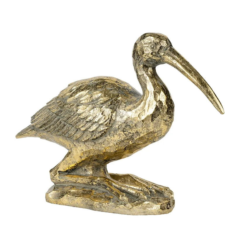 7.1x10.4x3" Kneeling Crane Figurine by HouseOfZazla