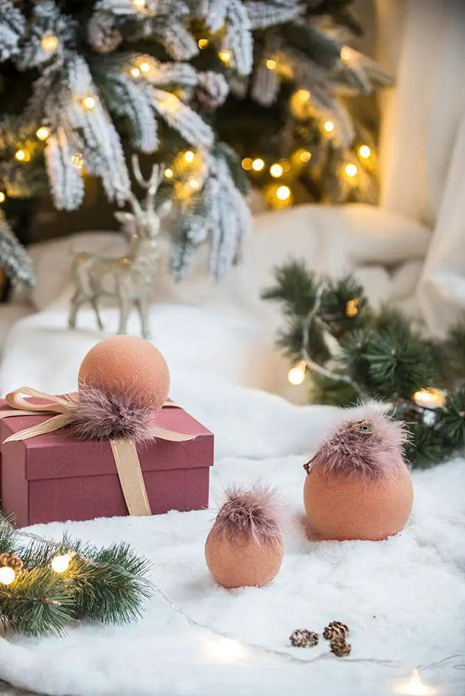 Christmas Ball Ornaments, Glass Decorative Hanging Ball Christmas Tree Ornaments by HouseOfZazla