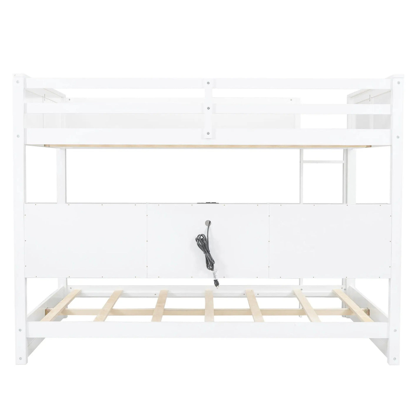 Bunk Bed With Storage Cabinets And USB Ports by HouseOfZazla