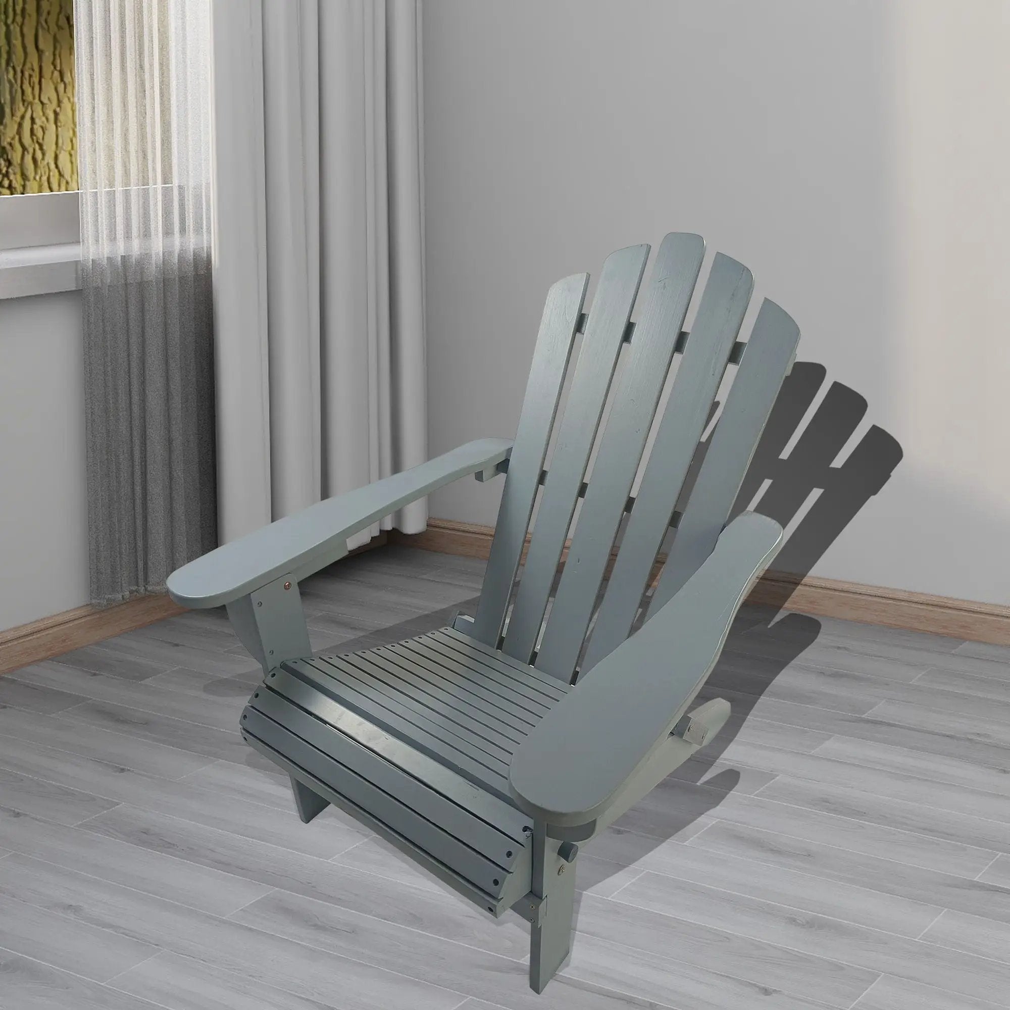 Outdoor Or Indoor Adirondack Chair - Walnut by Unique Piece Furniture
