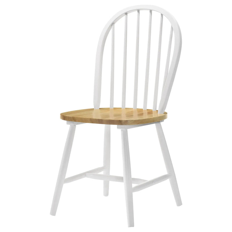 Cinder Wood Dining Side Chair White (Set of 4) by Unique Piece Furniture