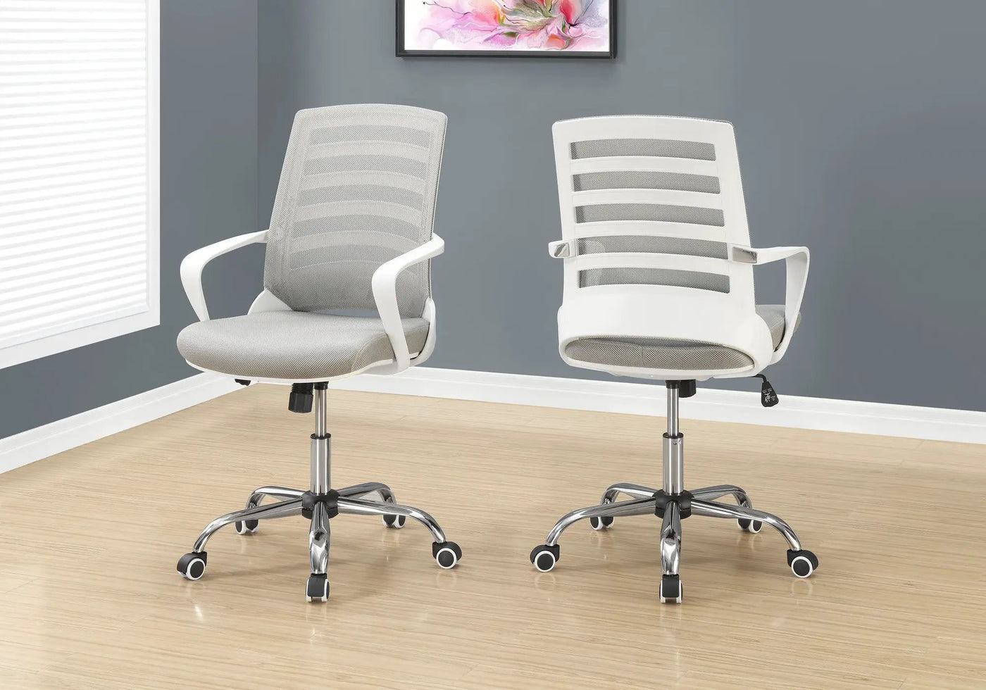 Office Chair, Adjustable Height, Swivel, Ergonomic, Armrests by HouseOfZazla