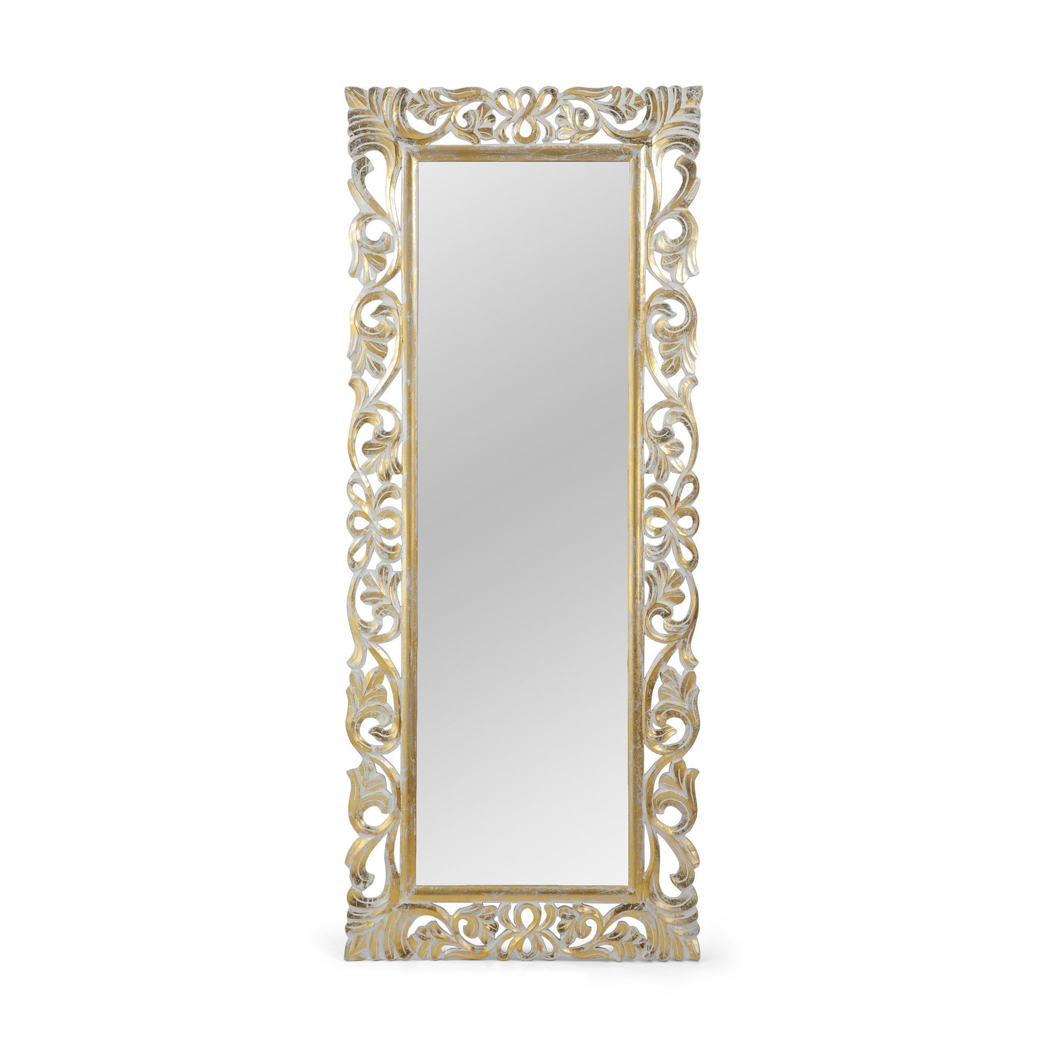 Rectangle Carved Mirror by HouseOfZazla