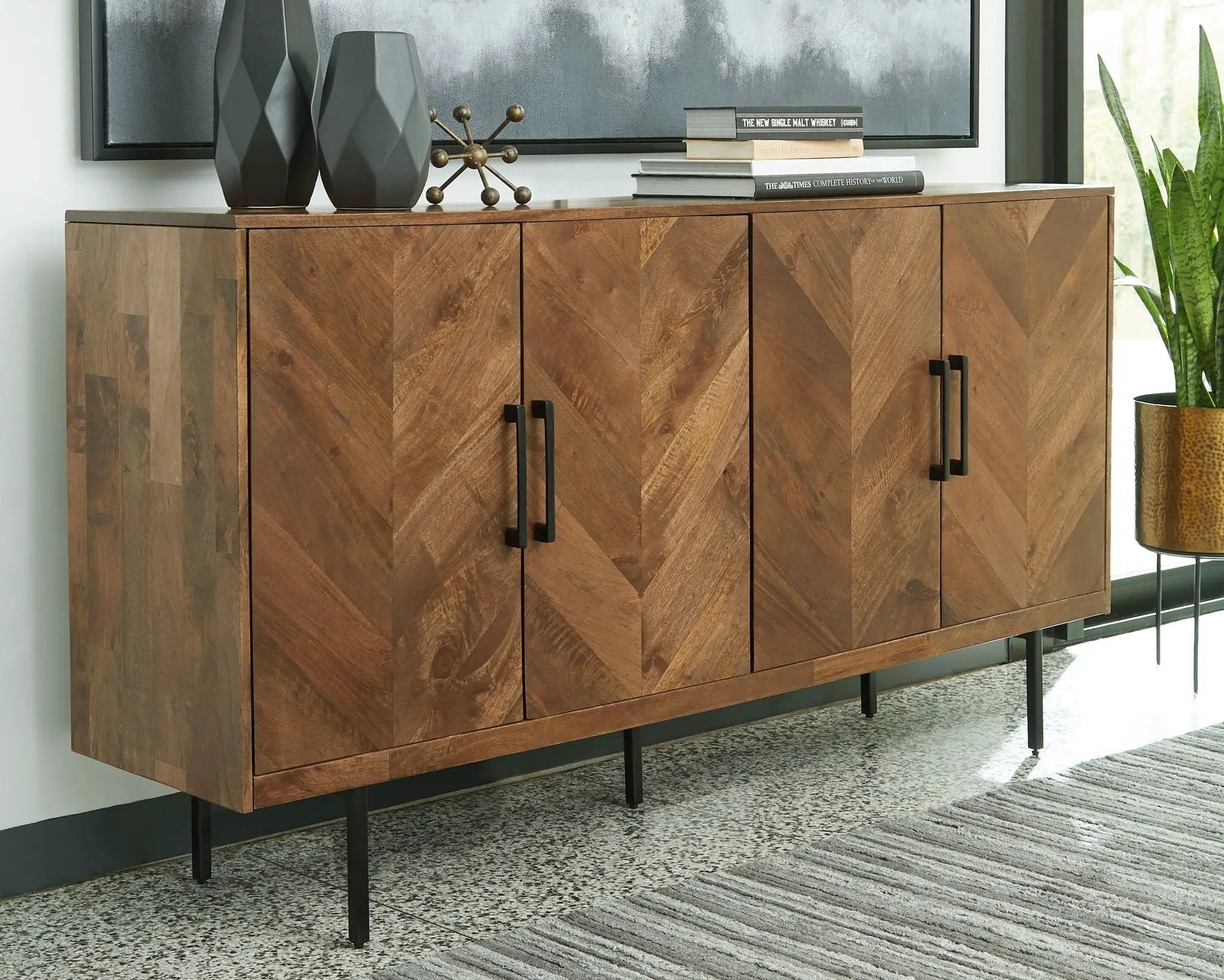 PratTVille - Accent Cabinet - Brown by Unique Piece Furniture