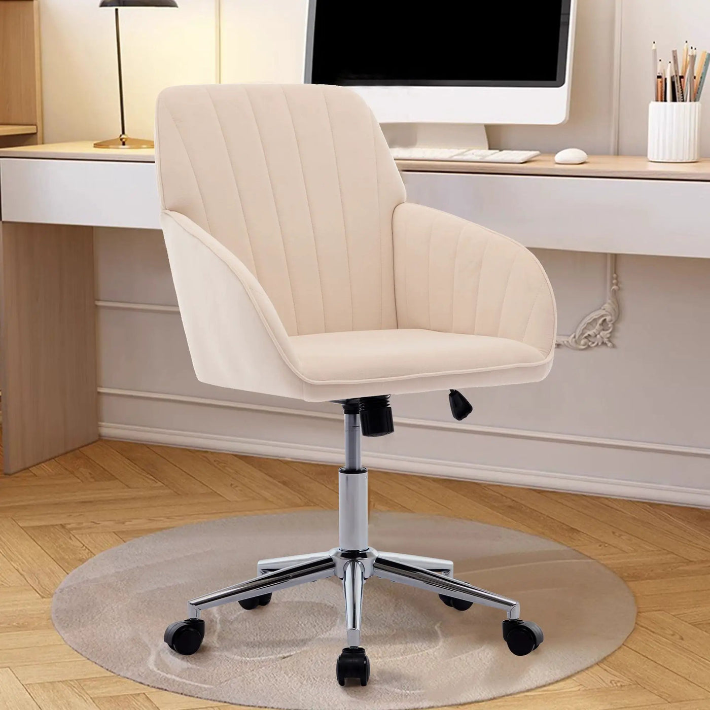 Adjustable Ergonomic Office Chair, Swivel Backrest Seat by HouseOfZazla