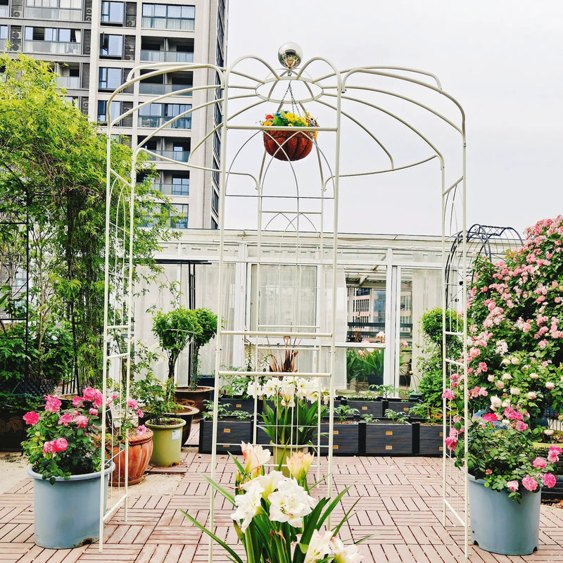 Metal Garden Arch by HouseOfZazla
