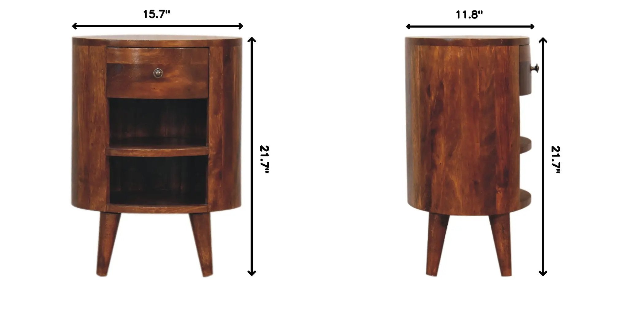 Cortez - Bedside Table by HouseOfZazla