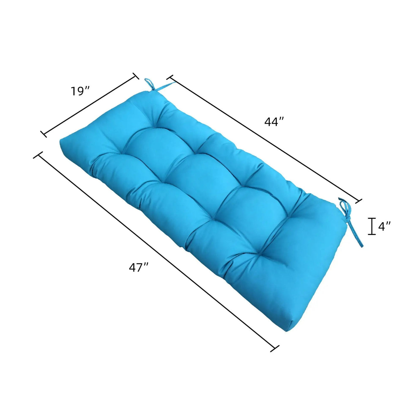 Outdoor Bench Cushions With Weather-Resistant Fabric by HouseOfZazla