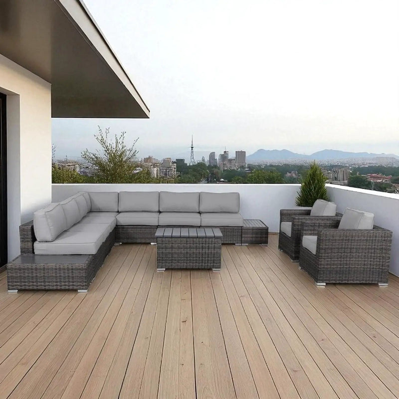 Stylish Entertainment Sectional Set, Outdoor Living by HouseOfZazla
