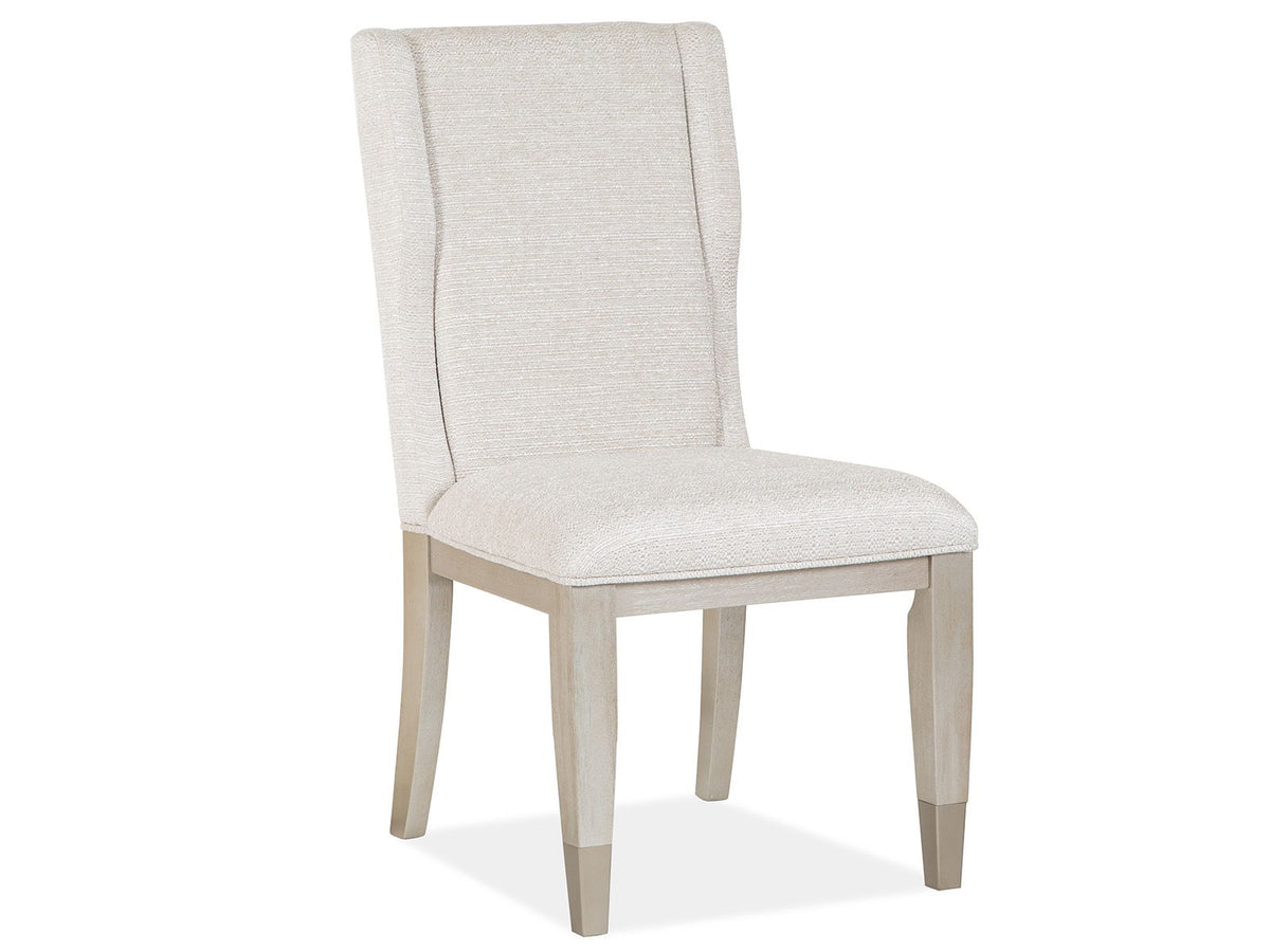 Lenox - Upholstered Host Side Chair (Set of 2) - Warm Silver, photo 4 of 7