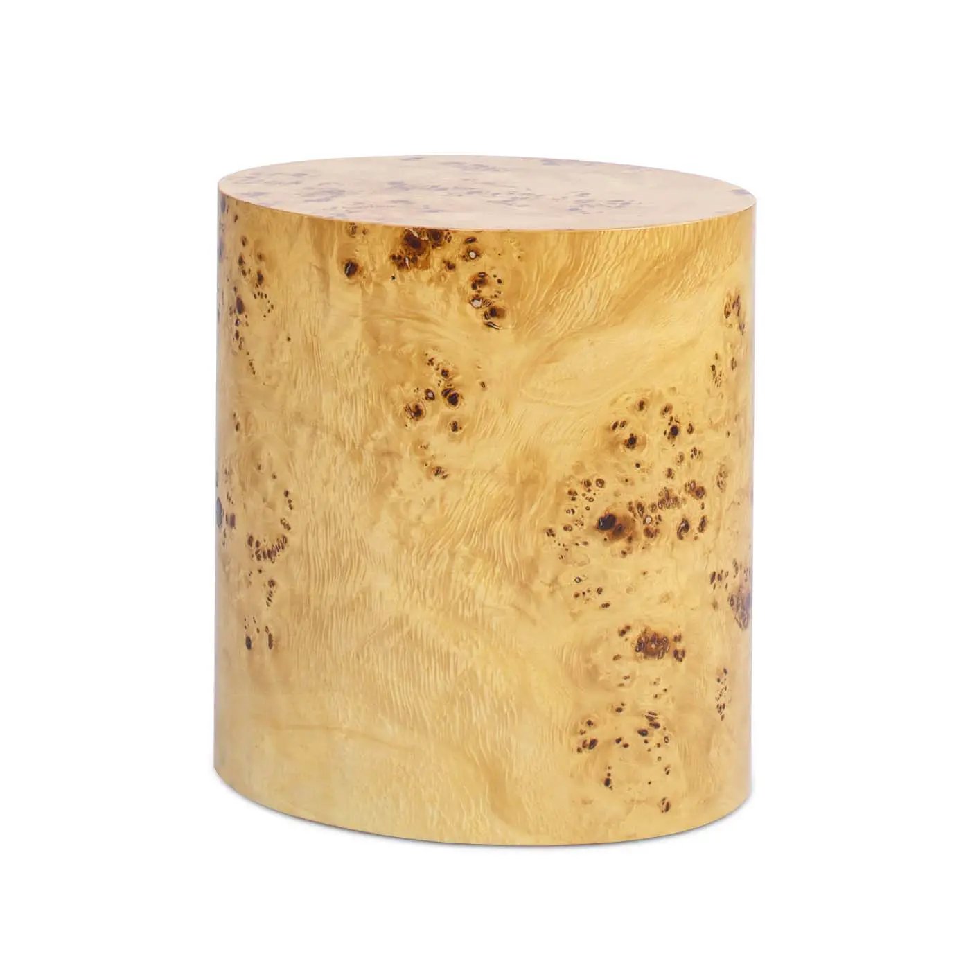 Nebula - Accent Oval Pillar Side Table by HouseOfZazla