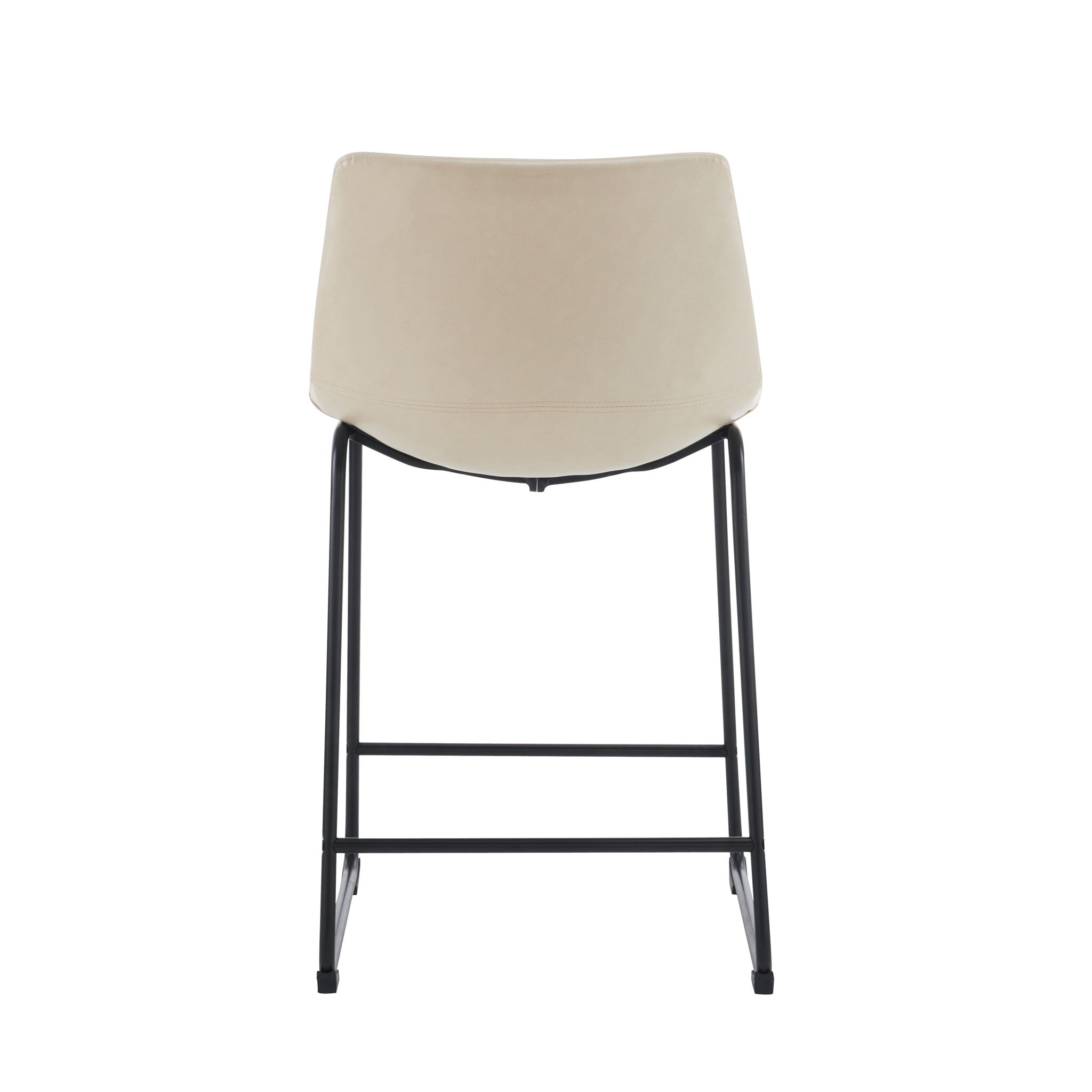 Vintage Style Armless Industrial Counter Stool Set of 2 by HouseOfZazla