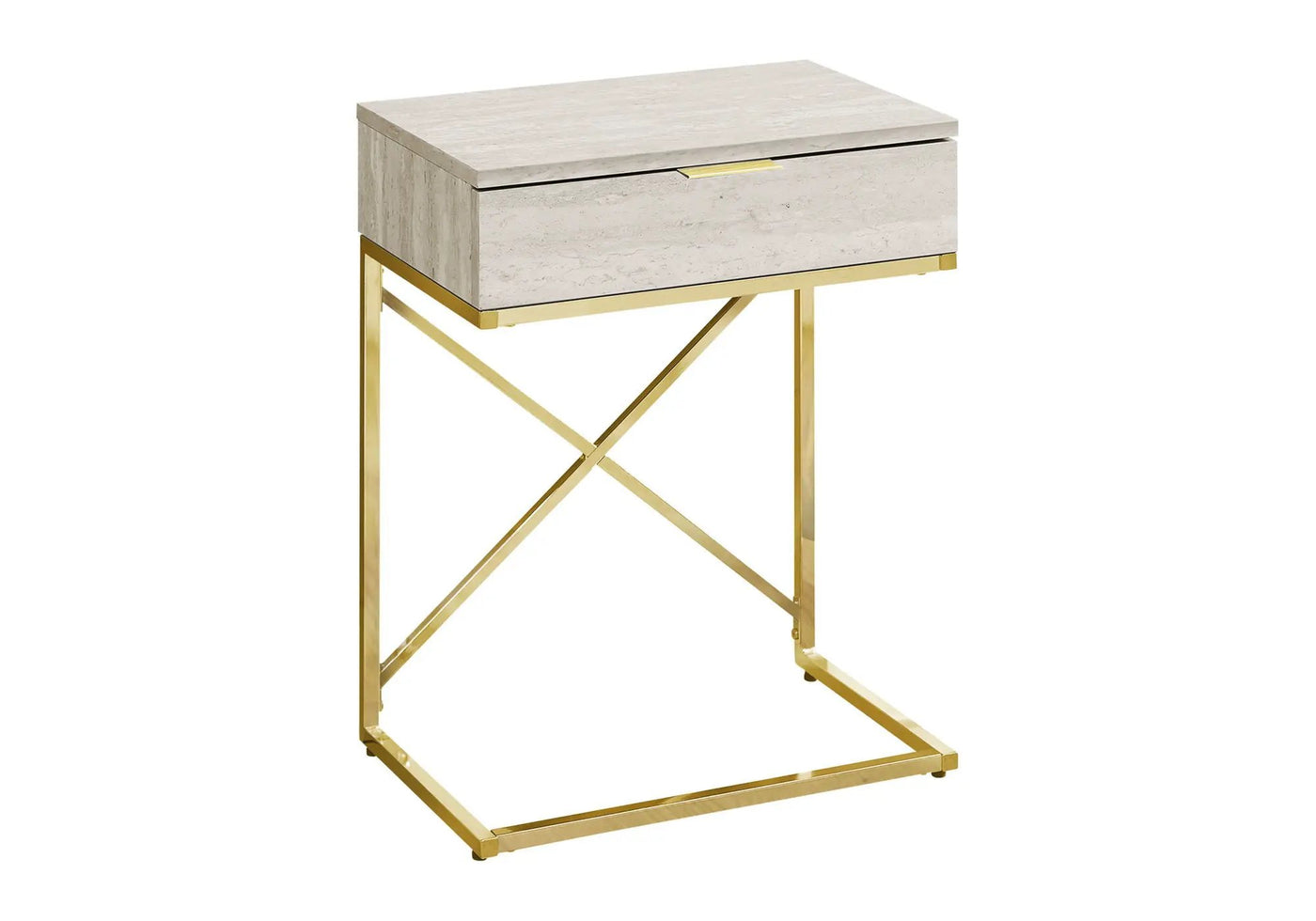 Accent Side Table, Storage Drawer, Spacious Tabletop, Contemporary & Modern by Unique Piece Furniture