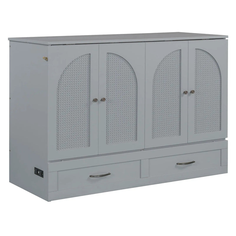 Murphy Bed With Large Drawers by Unique Piece Furniture