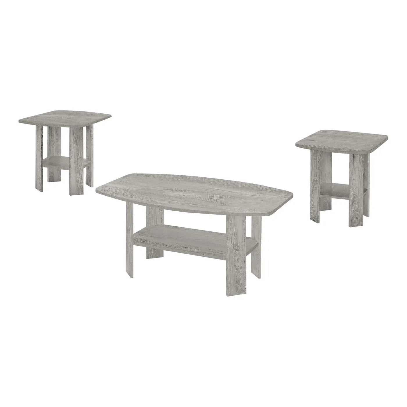 Table Set, Coffee, End, Side, Accent For Living Room (Set of 3) by Unique Piece Furniture