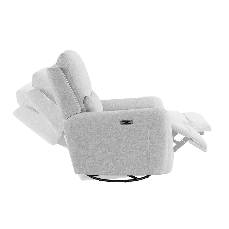 Dublin 30" Swivel Power Recliner Arm Chair Heathered by HouseOfZazla