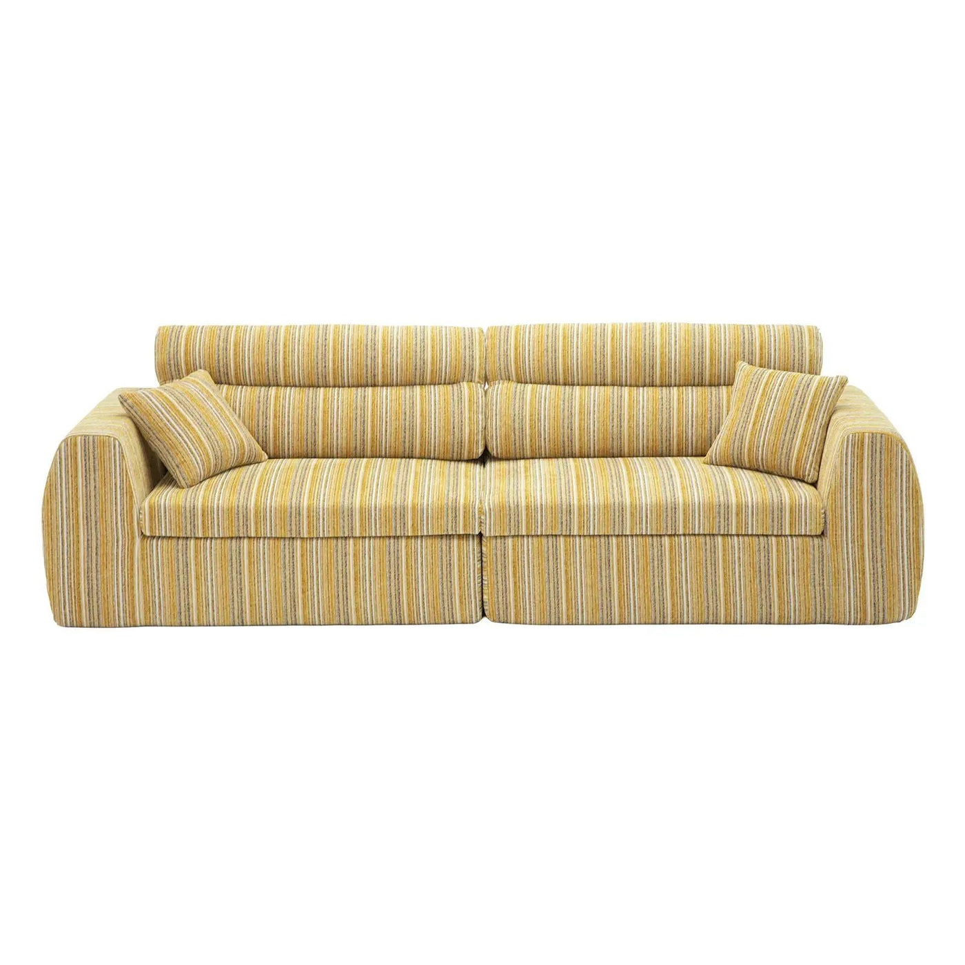3 Seater, Couch With Throw Pillows For Living Room by HouseOfZazla