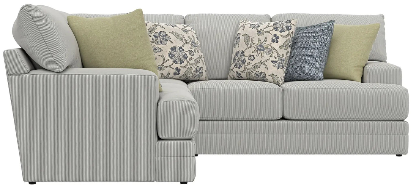 Stockbridge - Sectional With Comfort Coil Seating And 9 Accent Pillows Included by Unique Piece Furniture