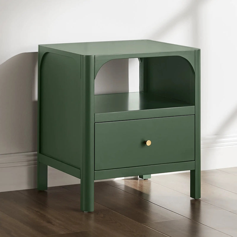 Williamson 1-Drawer Nightstand in Vintage by HouseOfZazla