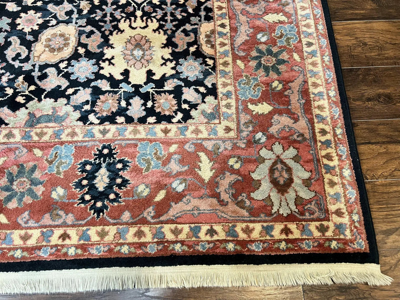 Karastan Rug 8 x 11.7, Karastan Williamsburg Kurdish Pattern 559, Wool Pile Vintage Karastan Carpet, Discontinued, Room SIzed Area Rug by Jewel Rugs