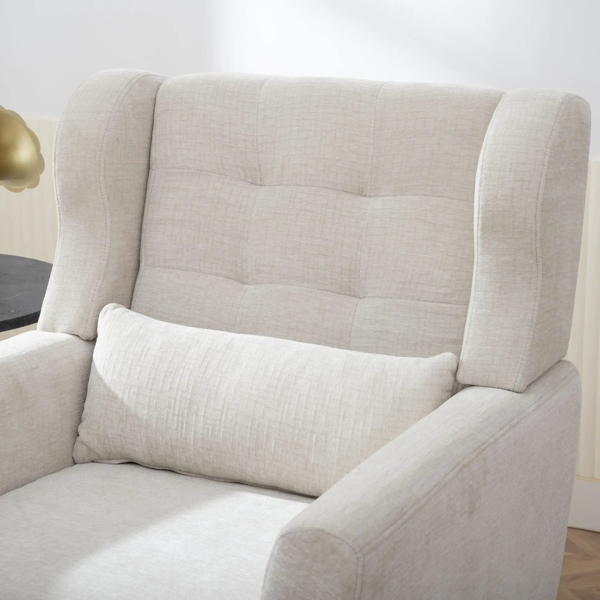 Modern Accent Chair Upholstered Foam Filled Living Room Chairs Comfy Reading Chair Mid-Century Modern Chair With Fabric Lounge Arm Chairs Armchair For Living Room Bedroom by Unique Piece Furniture