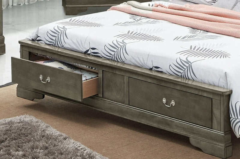 Upholstered Panel Sleigh Bed Design by Unique Piece Furniture