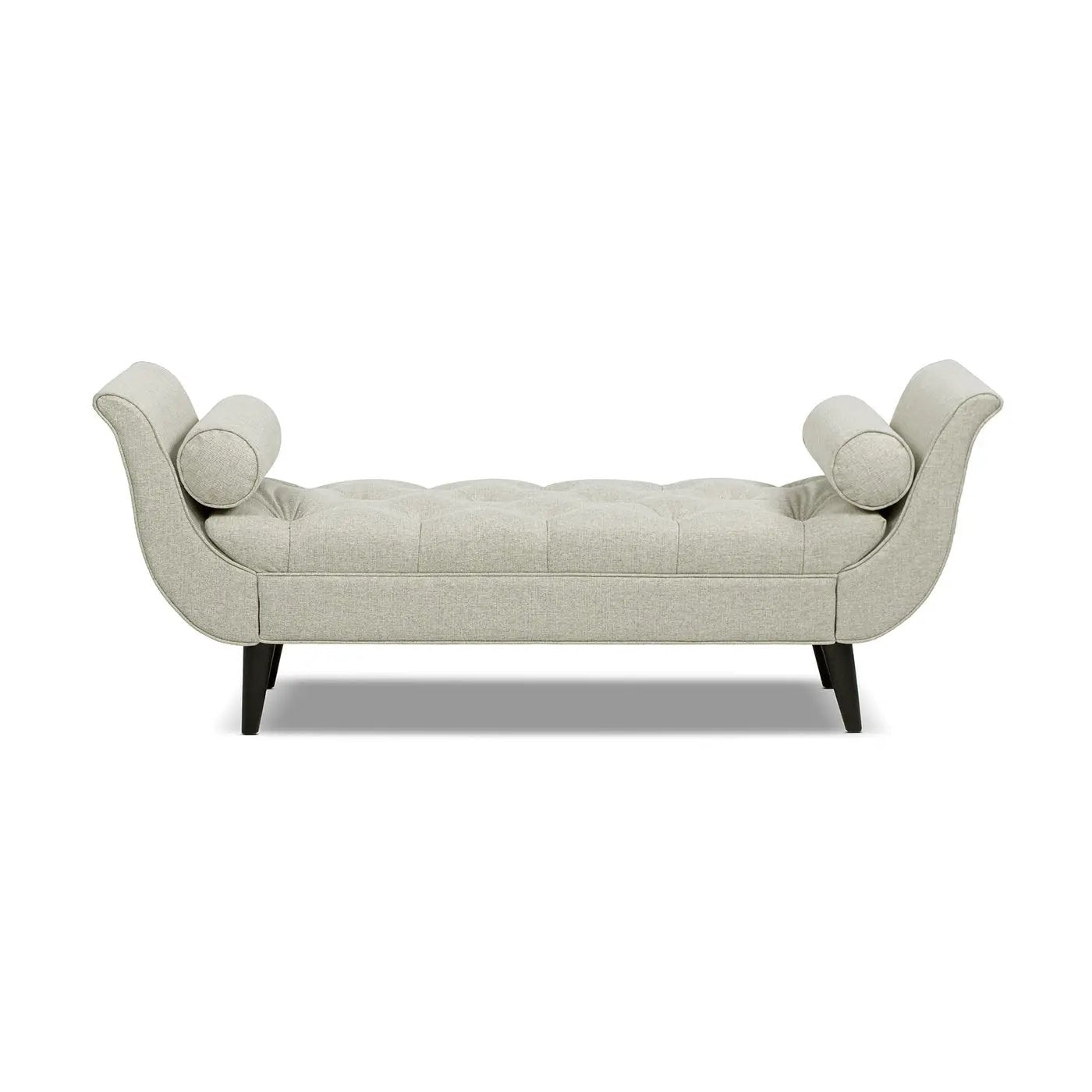 Alma Tufted Flared Arm Entryway Bench by HouseOfZazla