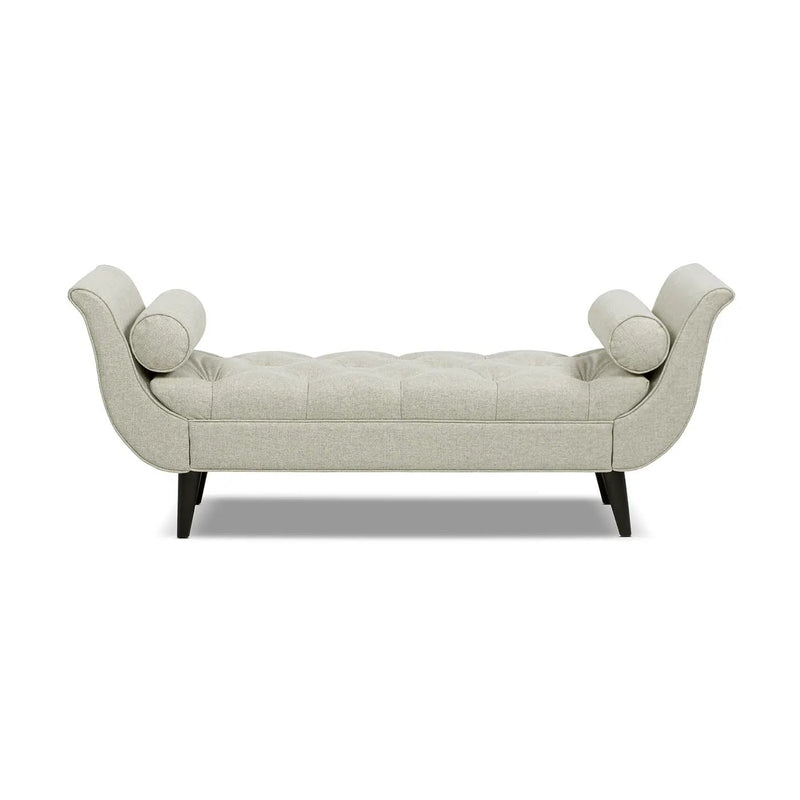 Alma Tufted Flared Arm Entryway Bench by HouseOfZazla