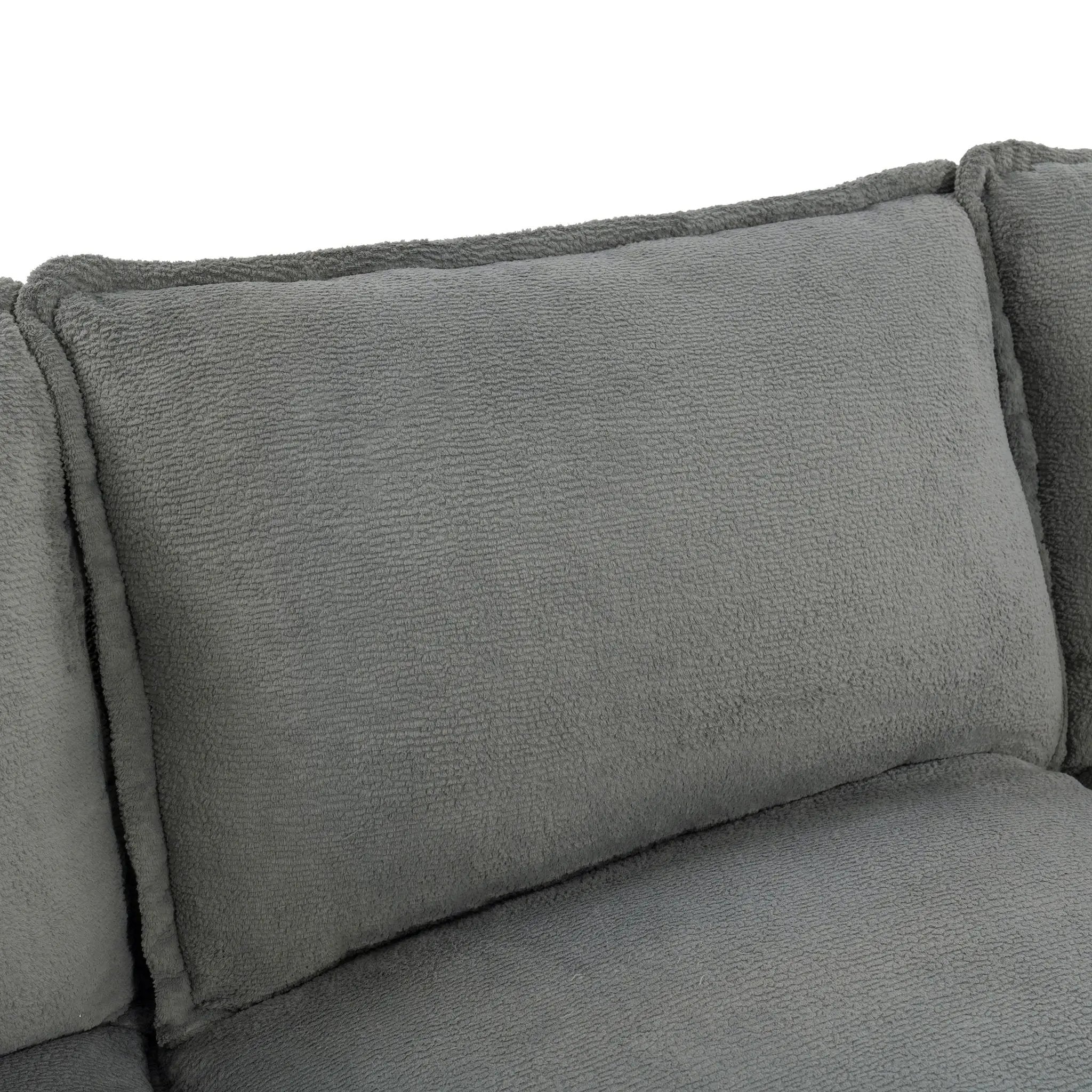 Modern Sofa Set With Double Layer Cushion And Side Storage Pockets by HouseOfZazla
