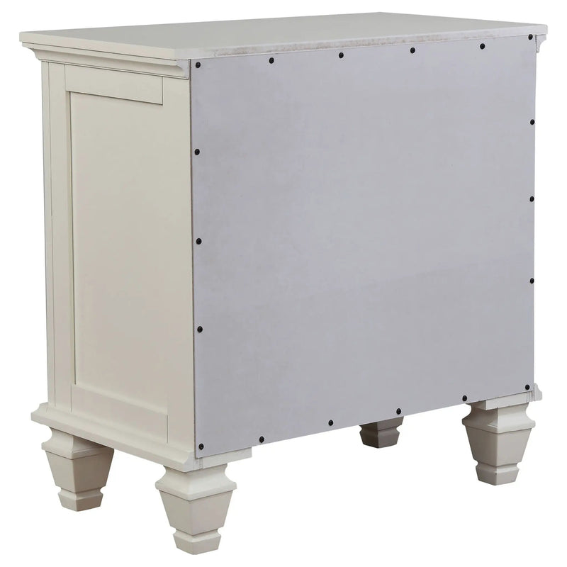 Sandy Beach 5-piece Queen Bedroom Set Cream White by Unique Piece Furniture