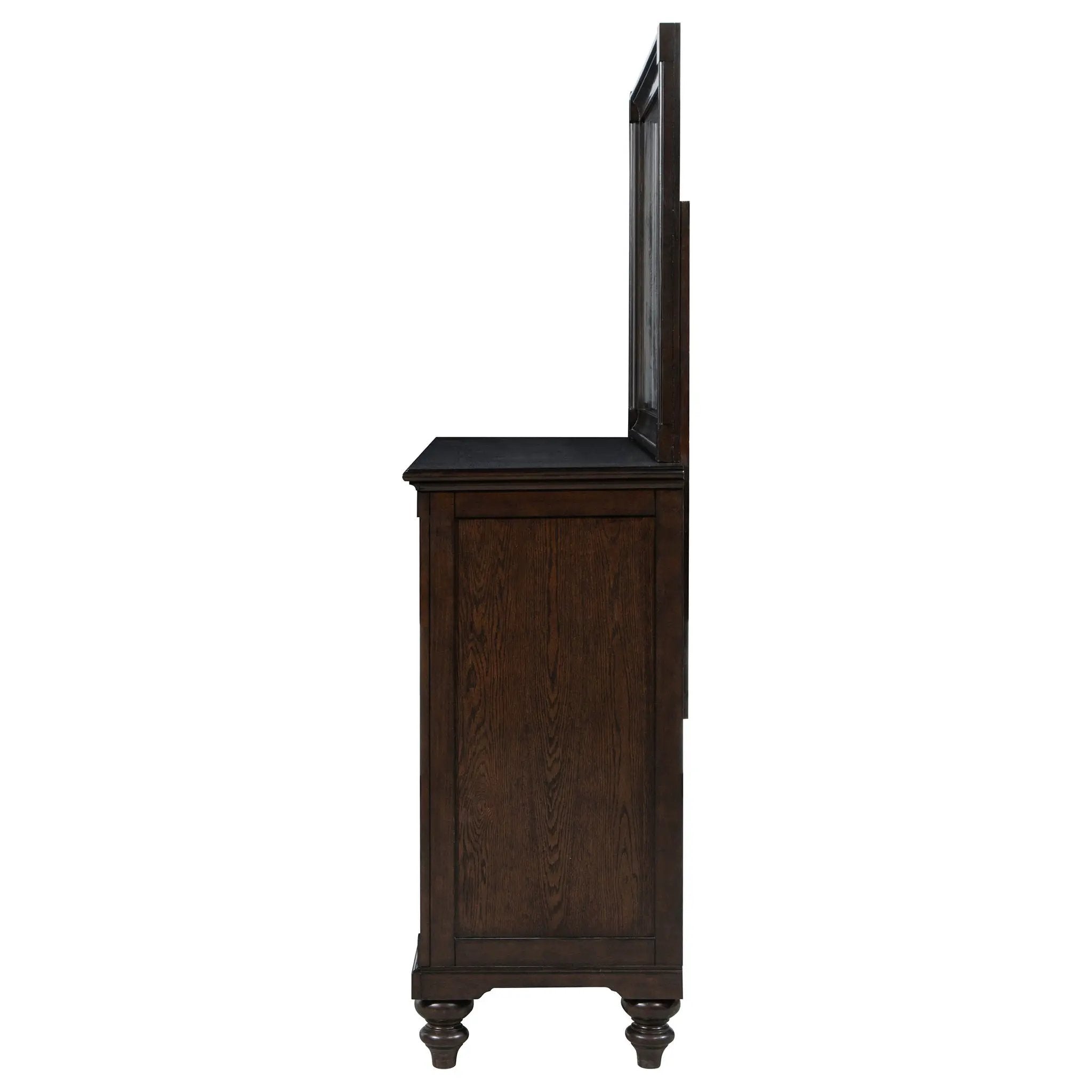 Andover 8-drawer Dresser and Mirror Dark Oak by Unique Piece Furniture