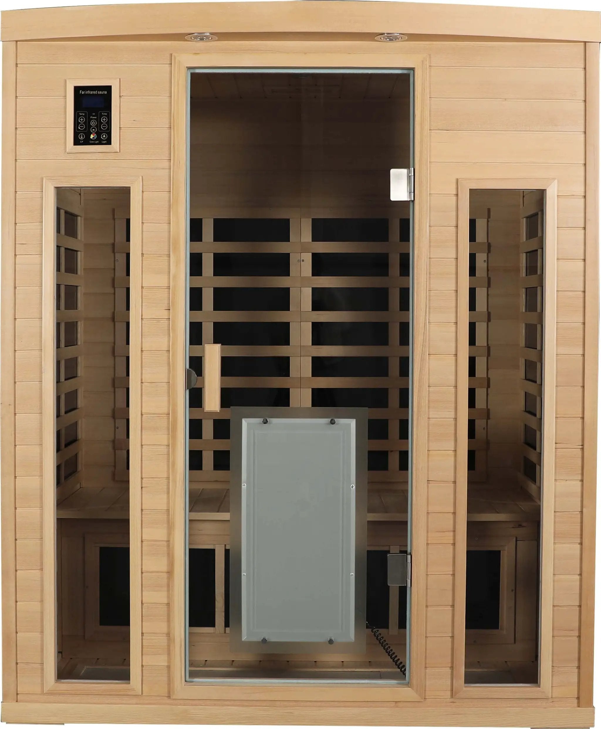 Low EMF Three person Far infrared sauna room (Roof & Floor) by HouseOfZazla