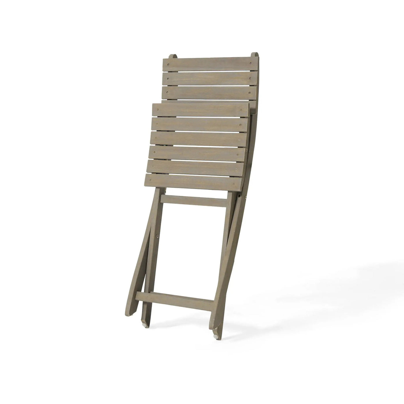 Outdoor Foldable Wood Dining Chair With Slat Design (Set of 2) by HouseOfZazla