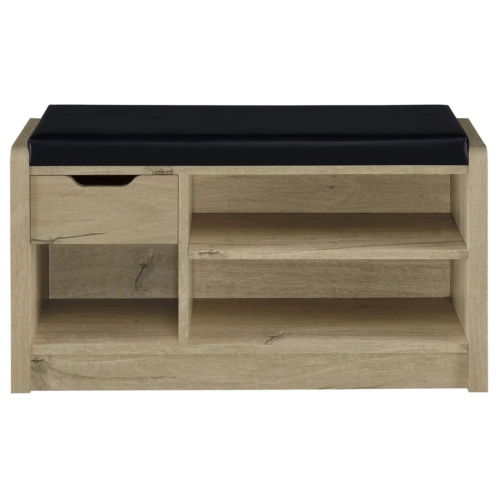 Arrington Storage Bench White Oak by Unique Piece Furniture