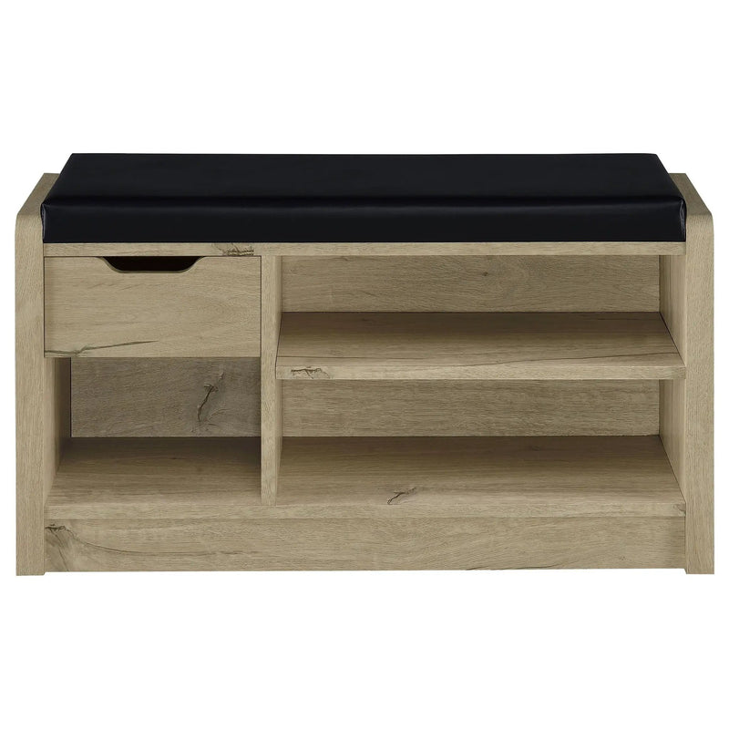 Arrington Storage Bench White Oak by Unique Piece Furniture