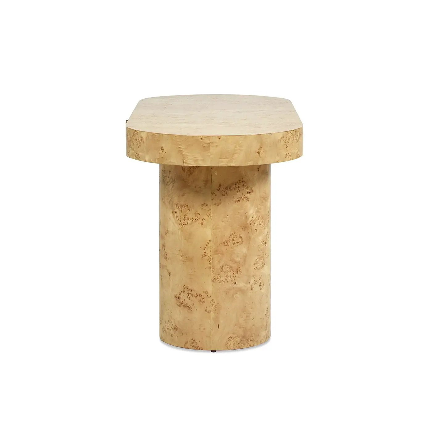 Jesse - Single Drawer Oval Computer Desk by HouseOfZazla