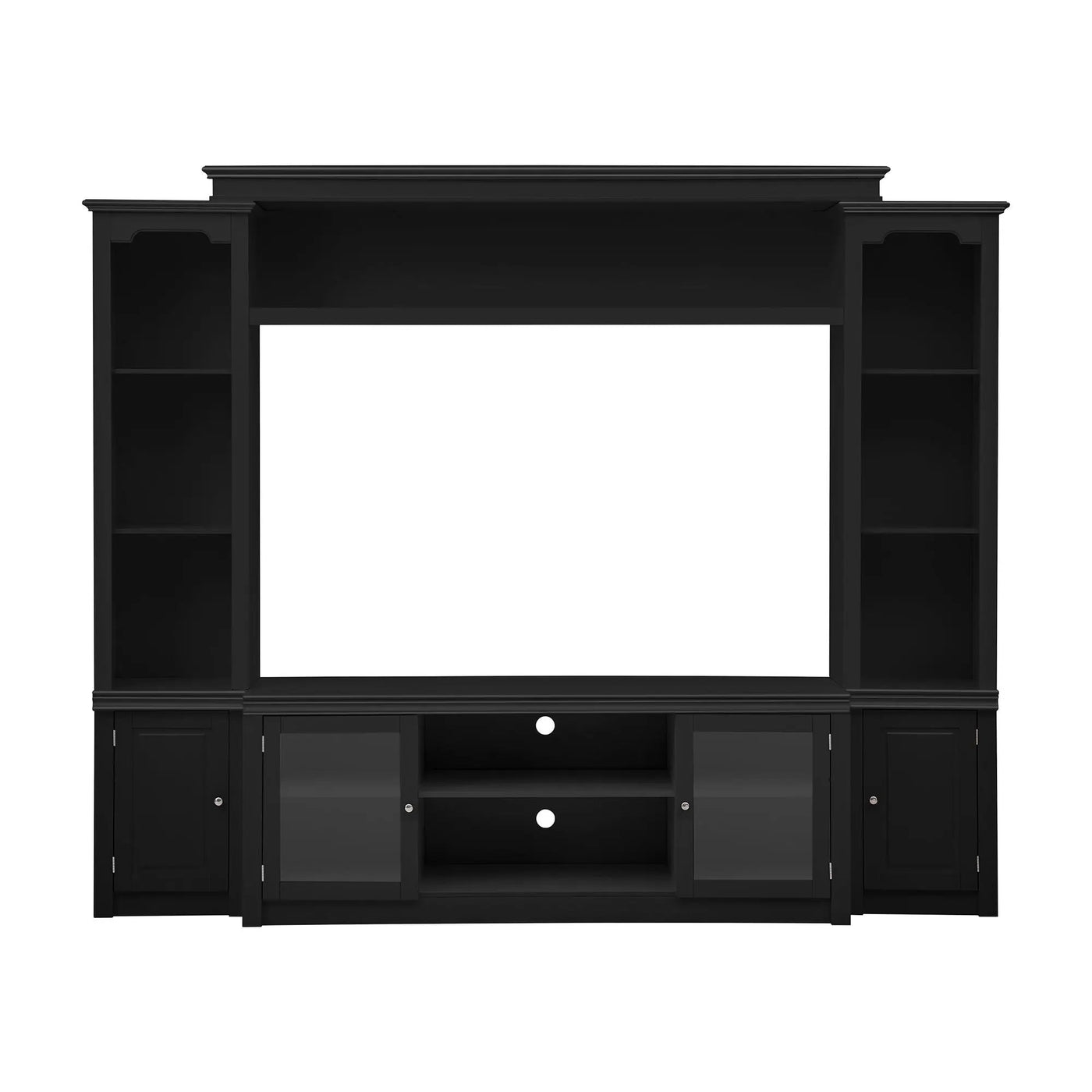 All-In-One TV Stand With Bookcase For TVs Up To 65" by HouseOfZazla