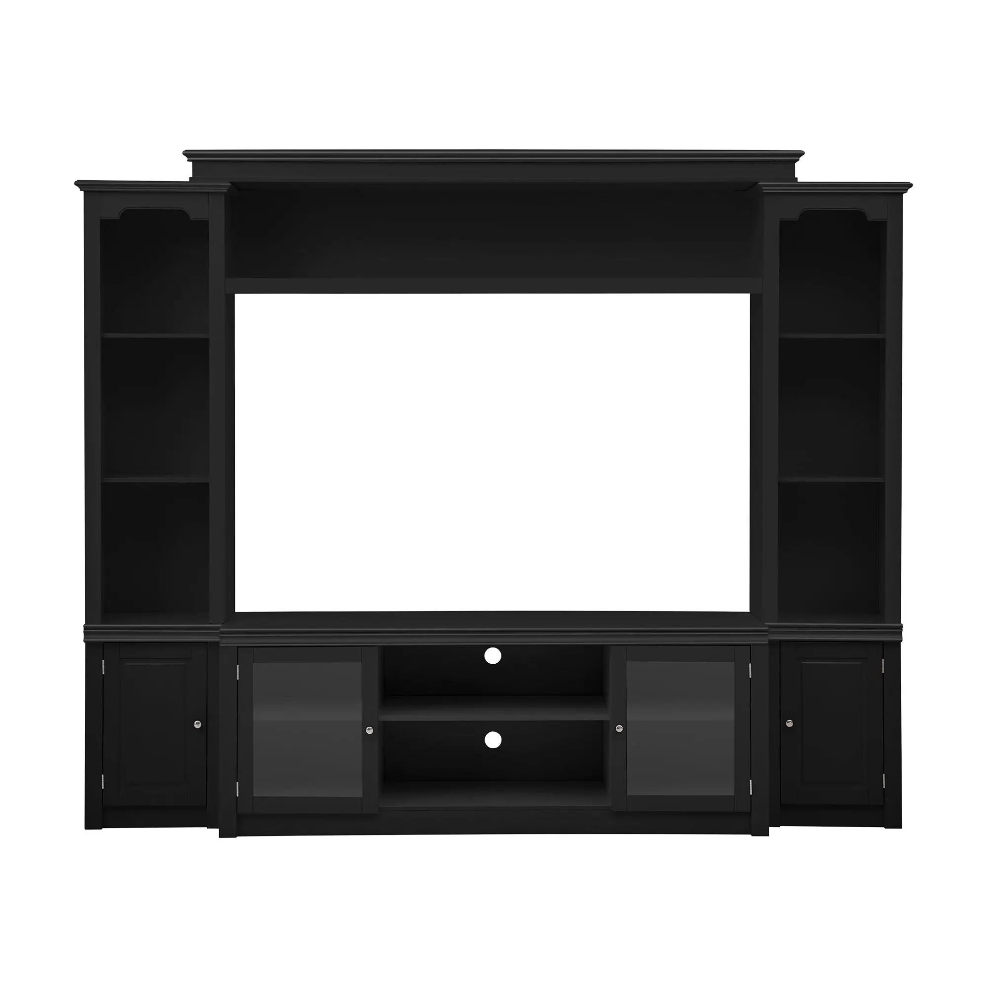 All-In-One TV Stand With Bookcase For TVs Up To 65" by HouseOfZazla