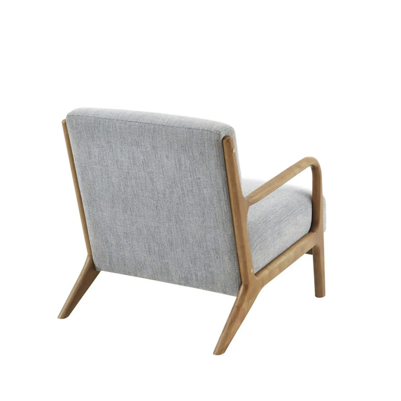 Mid-Century Style Lounge Chair With Upholstered Seat by Unique Piece Furniture