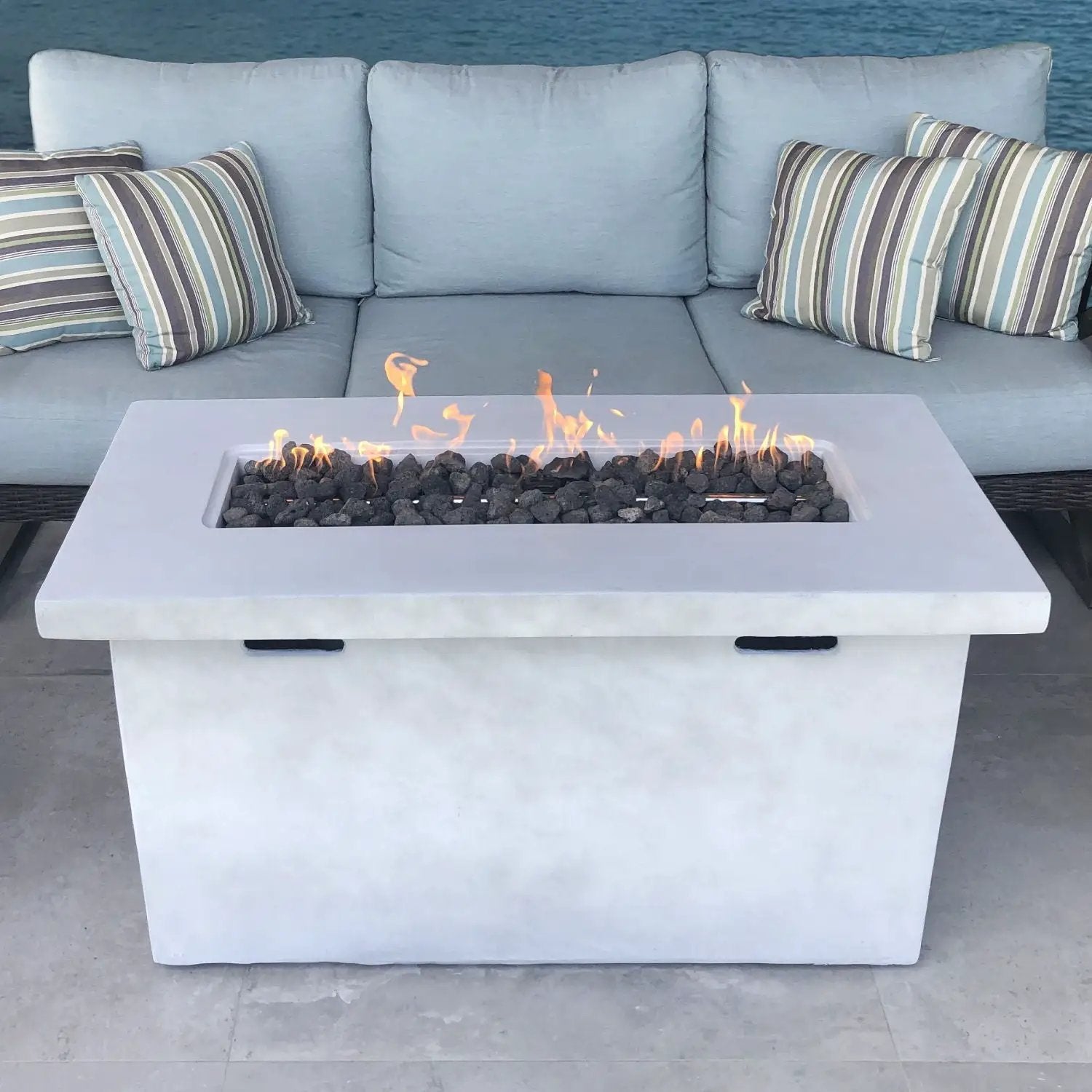 Reinforced - Propane Outdoor Fire Pit Table by HouseOfZazla