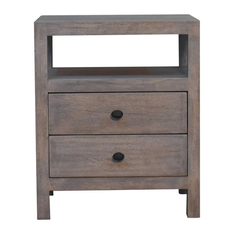 Acid Wash 2-Drawer Open Bedside Table by HouseOfZazla