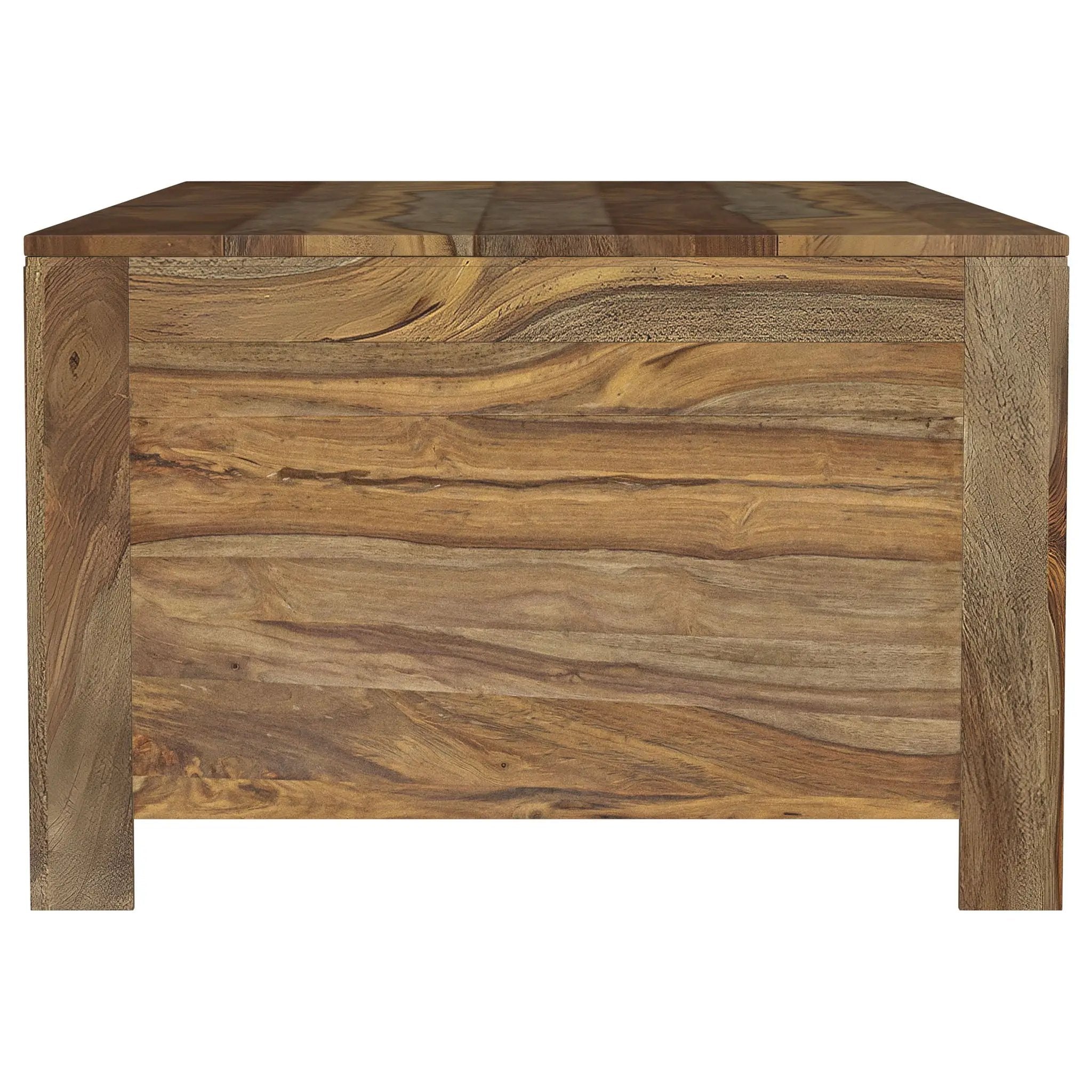 Esther 6-drawer Solid Wood Coffee Table Natural Sheesham by Unique Piece Furniture