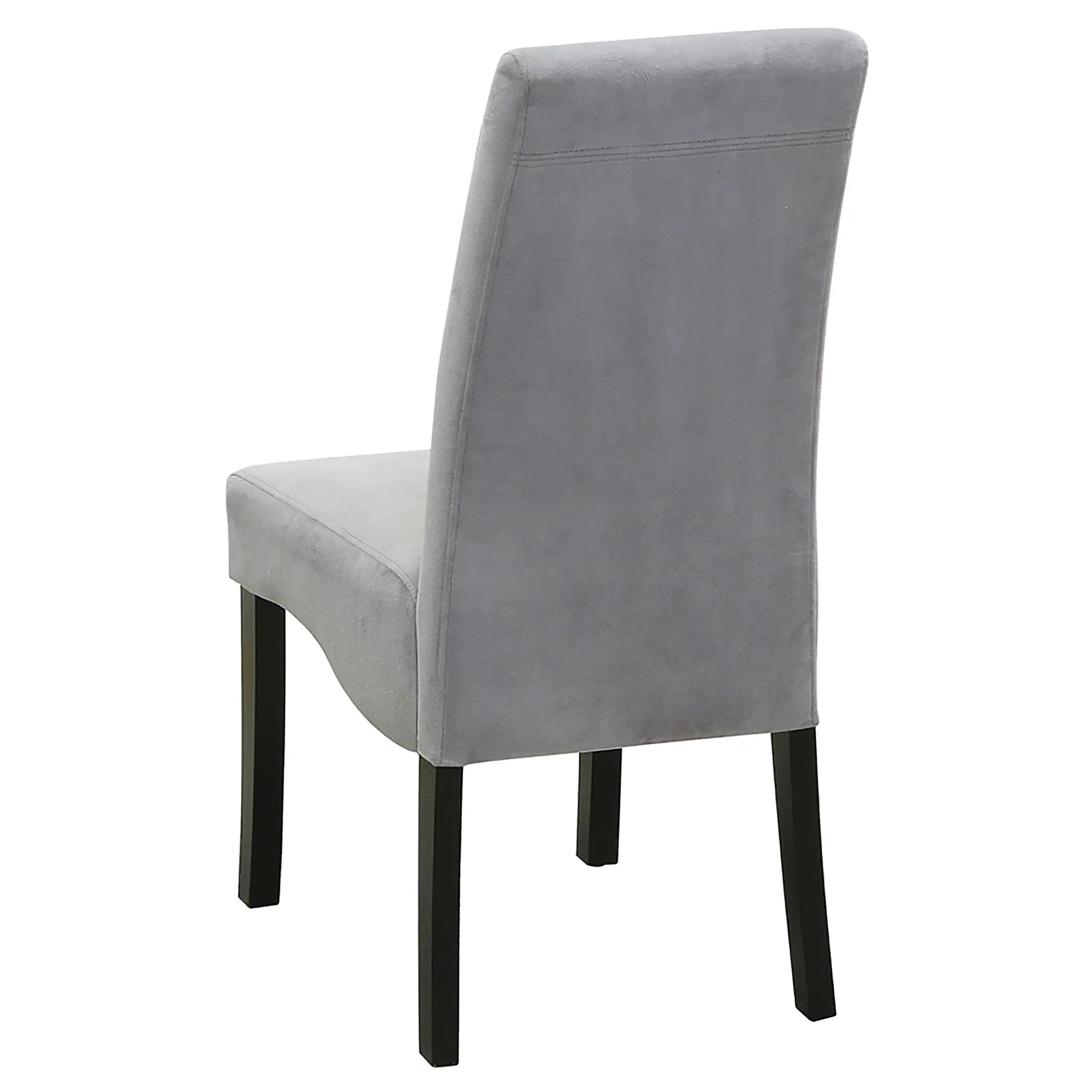 Stanton Velvet Upholstered Dining Side Chair Grey (Set of 2) by Unique Piece Furniture
