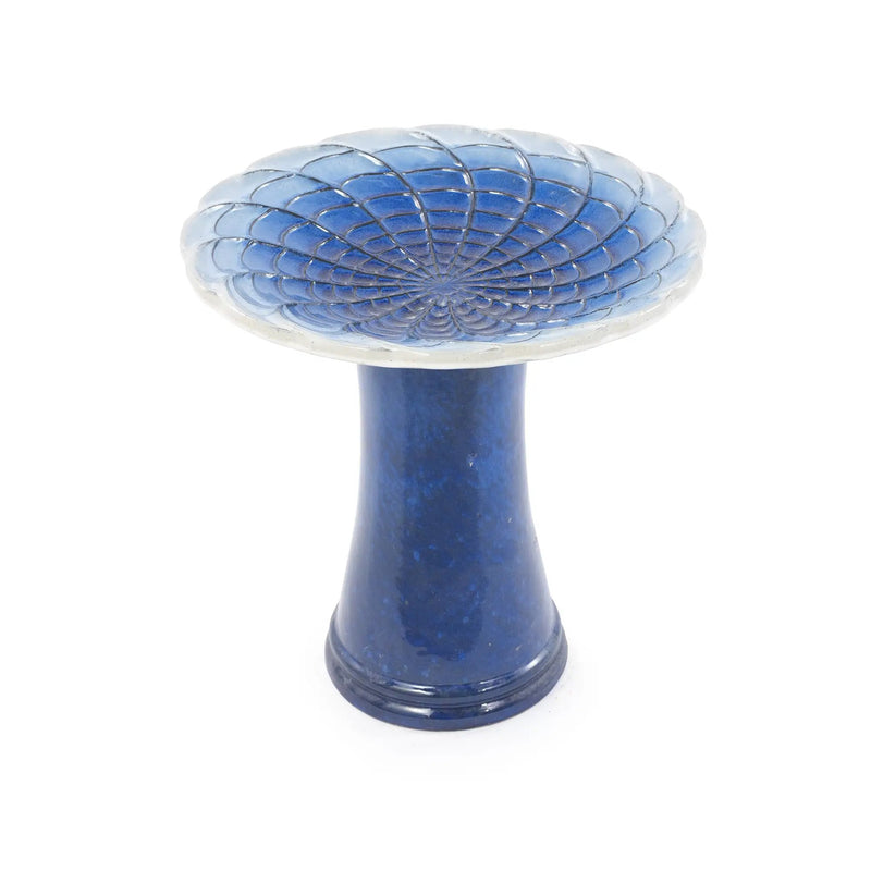 Handmade Glazed Ceramic Bird Bath by HouseOfZazla