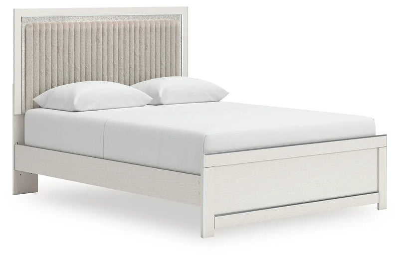 Zuraleus - Upholstered Panel Platform Bed With Roll Slats by Unique Piece Furniture