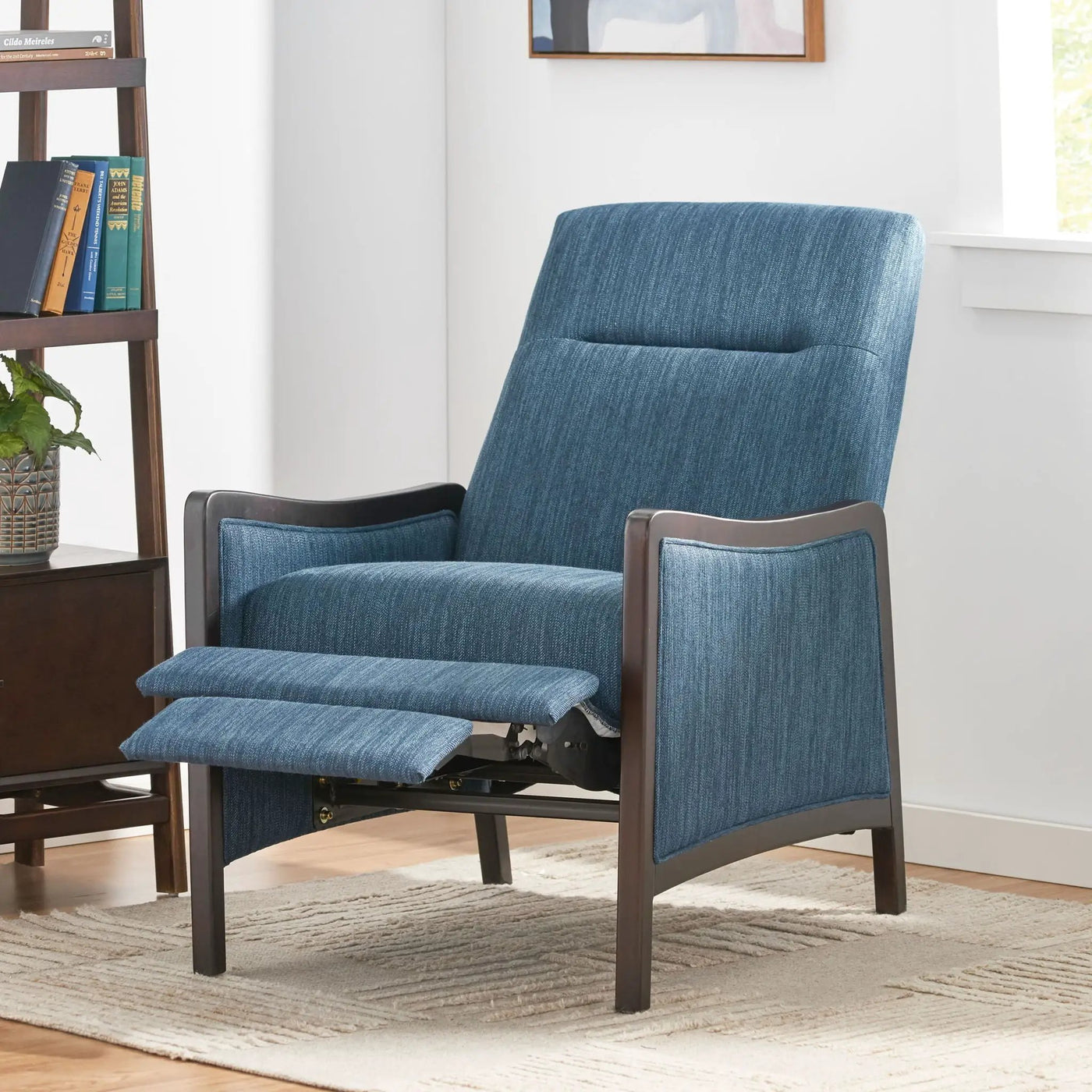 Drury - Contemporary Fabric Upholstered Pushback Recliner by Unique Piece Furniture