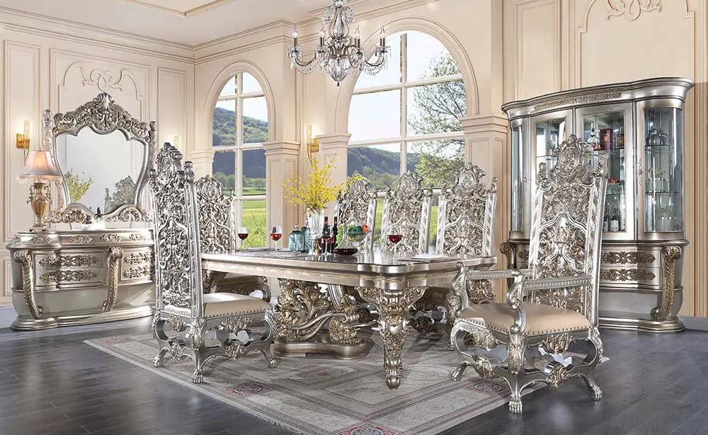 Danae - Dining Table - Champagne & Gold by Unique Piece Furniture