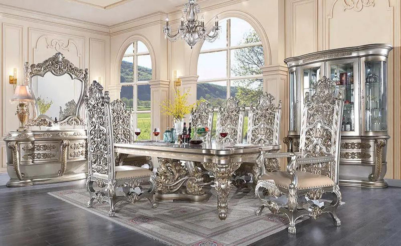 Danae - Dining Table - Champagne & Gold by Unique Piece Furniture