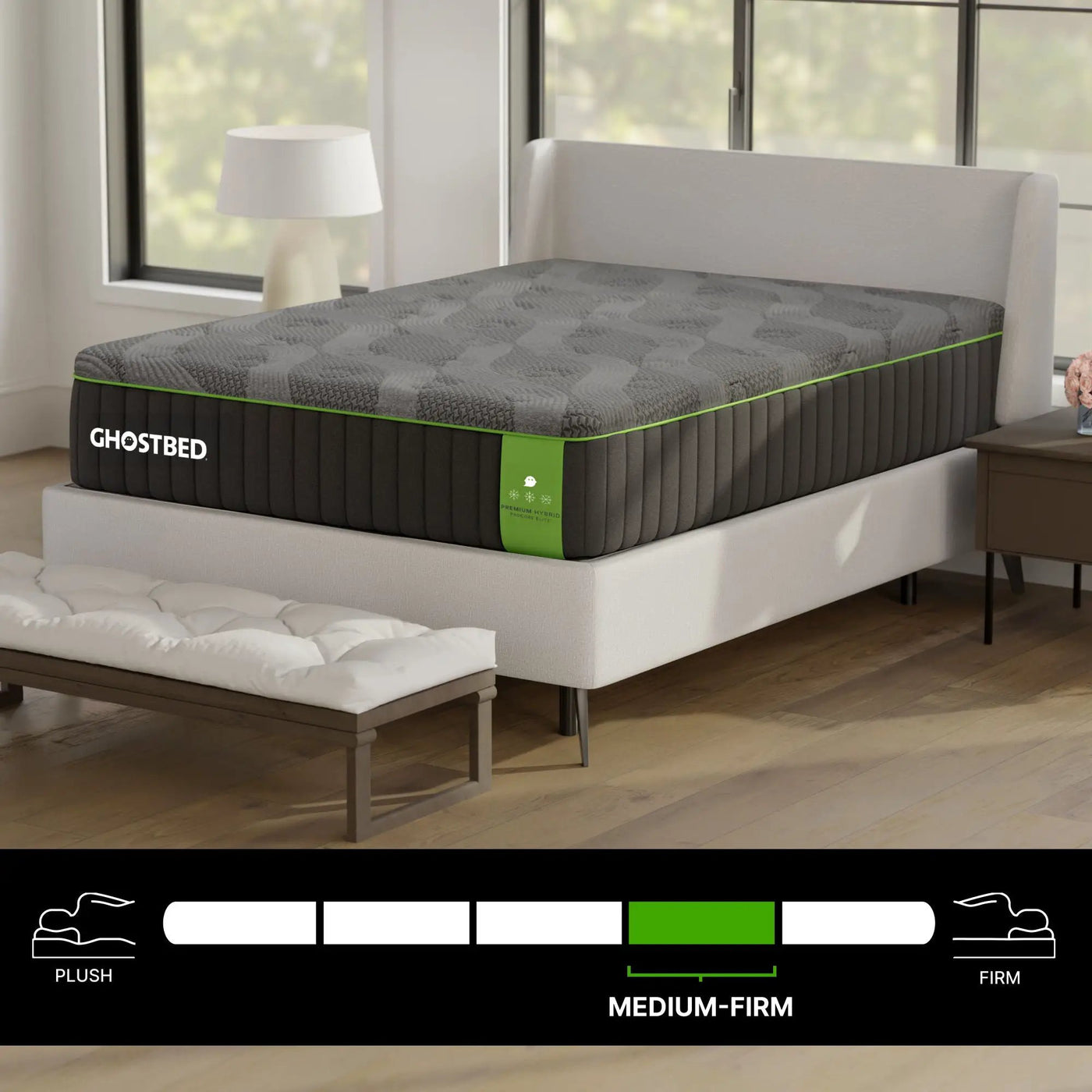 Premium - 14" Hybrid Mattress With Cooling Foam Technology And Responsive Coils by HouseOfZazla